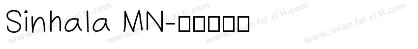 Sinhala MN字体转换